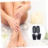 MUCKLILY 4-Piece Moisturizing Gel Hand and Foot Care Set, Reusable Washable Spa Gloves and Socks for Dry, Cracked Skin, Random Color view 3