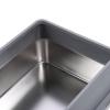 Extra-Large Stainless Steel Semi-Enclosed Cat Litter Box with Lid view 4