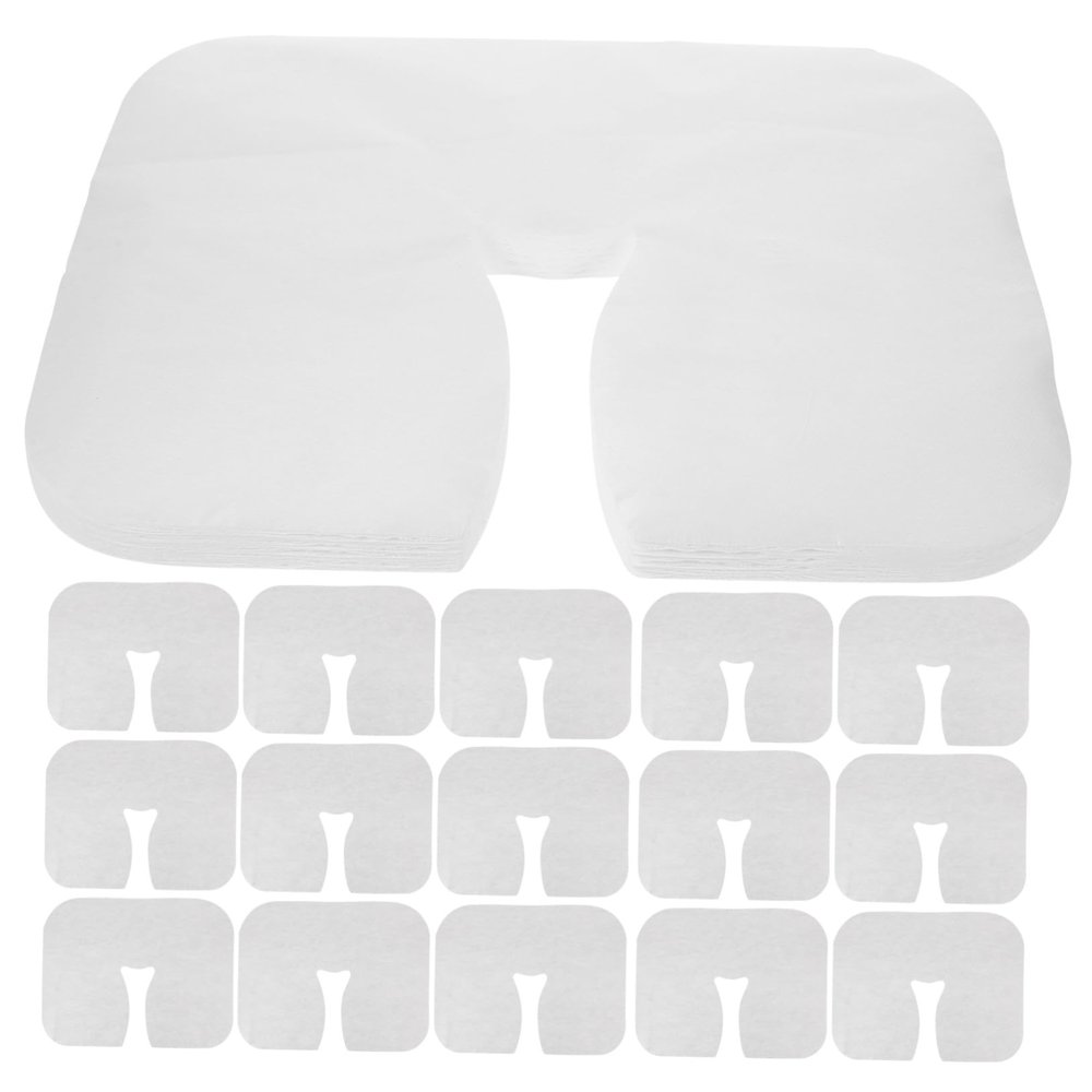 VICASKY 600 Disposable Nonwoven Face Cradle Covers for Spa and Massage Treatments