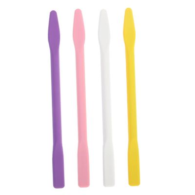 STOBAZA 4-Piece Silicone Stir Sticks, Colorful, Flexible and Reusable