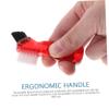Small Plastic Denture Brushes, Double-Headed, 4 Pieces view 4
