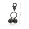 NUOBESTY Brass Pet Bell Pendant, Versatile Durable Dog Charm, Keychain and Decorative Accessory for Home and Outdoor Use view 2