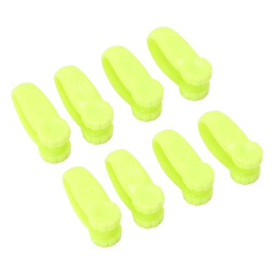 OVAQUIXI Hand Massage Acupressure Clips, 8-Piece Set, Green