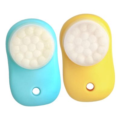 ABOOFAN 2-Piece Silicone Facial Cleansing Brushes, Compact Travel Size, Double-Sided Massage