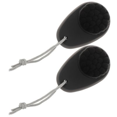 PRETYZOOM 2-Piece Double-Sided Silicone Facial Cleansing Brushes