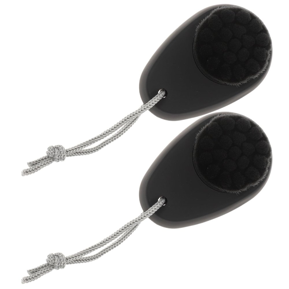 PRETYZOOM 2-Piece Double-Sided Silicone Facial Cleansing Brushes