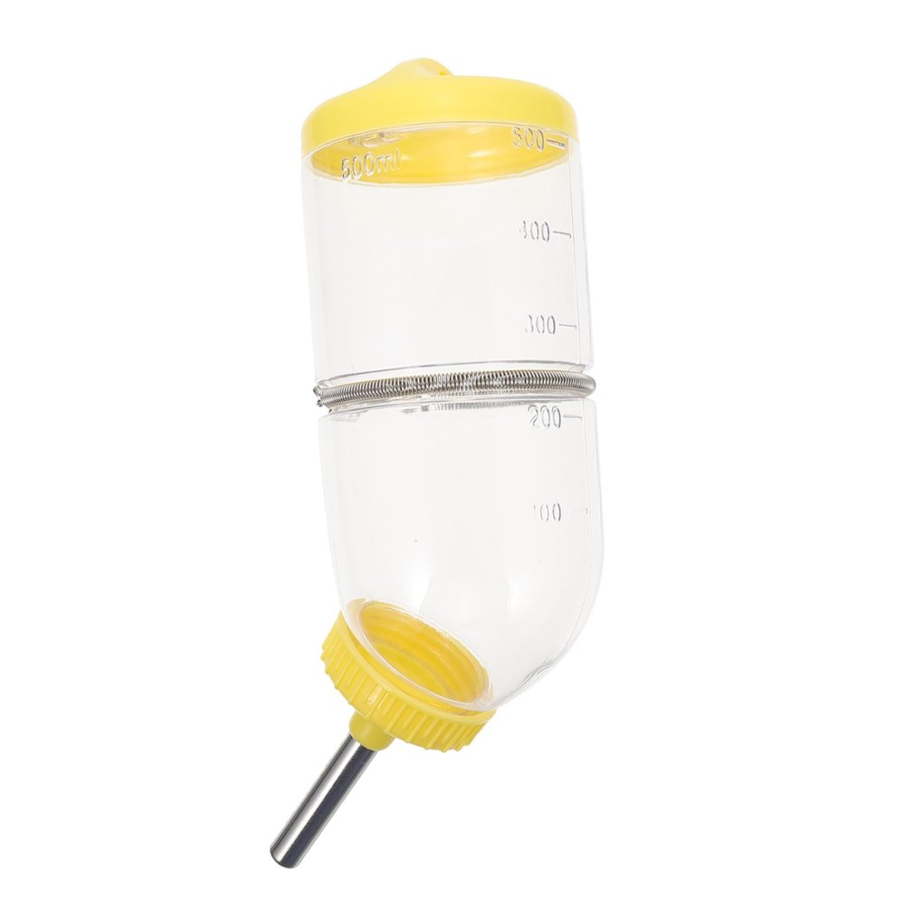 GARVALON 500 ml Plastic Hamster Water Bottle, Leakproof, for Hamsters and Chinchillas