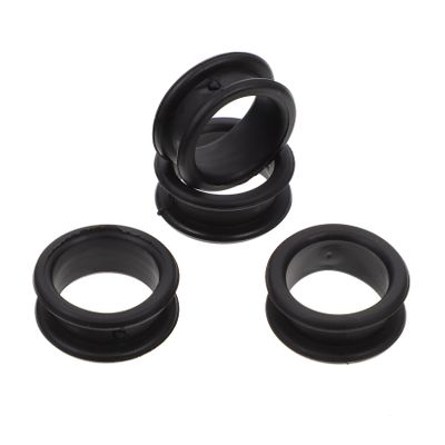 Silicone Scissor Ring Finger Protectors, 10-Piece, Black