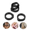 Silicone Scissor Ring Finger Protectors, 10-Piece, Black view 2