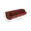 Pig Feeder with 4 Compartments, Plastic, Brown view 2