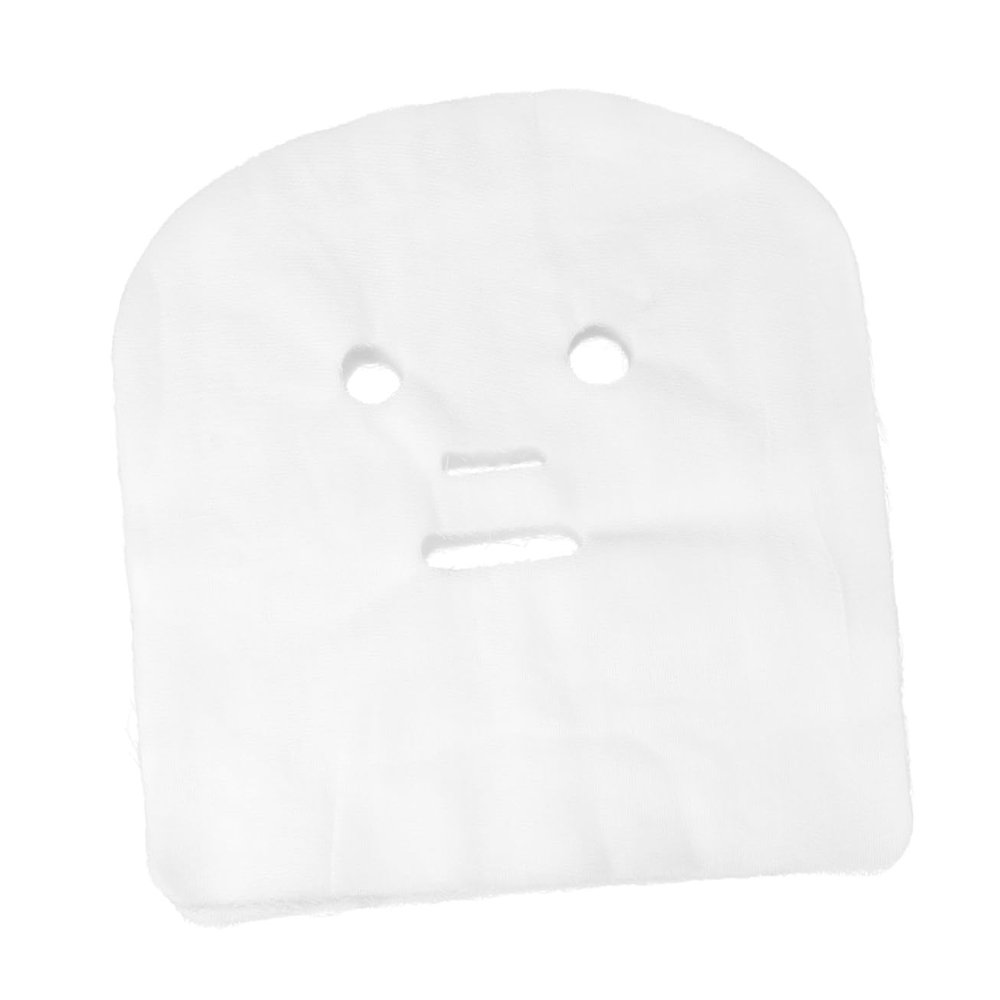 100 White Facial Mask Sheets, Fine Mesh, Pre-Cut