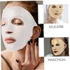Zerodeko 6-Piece Reusable Silicone Face Mask Cover for Securing Sheet Masks, Non-Slip, for Women and Adults, Improves Absorption and Moisture Retention view 2