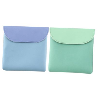 STOBAZA 2-Piece Women's Period Pad Storage Pouch Set, Portable Hygienic Organizer Bag with Attractive Design