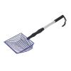 Fabater Long Handheld Metal Chicken Litter Scoop, Adjustable, Non-Stick, for Chicken Coop and Cats | Easy to Clean Scoop for Comfortable Use (Blue) view 1