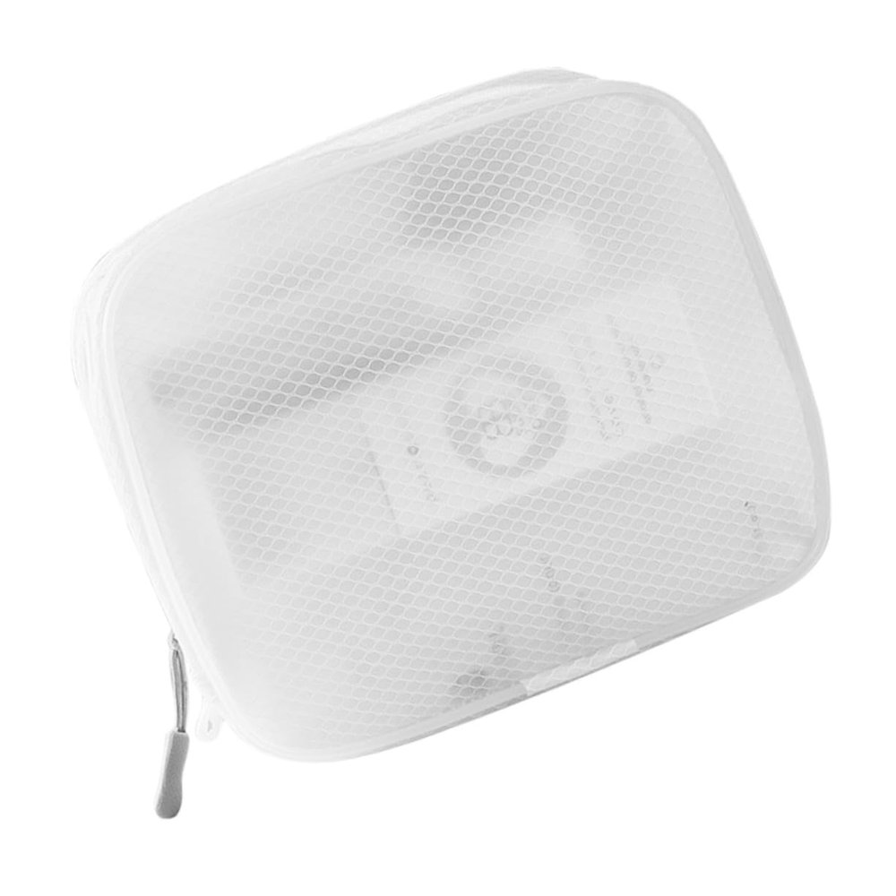 MAGICLULU White EVA Cosmetic Bag with Zipper