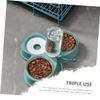 Hohopeti Automatic Pet Waterer and Feeder, Green, 500 mL view 3