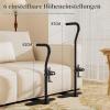 Height-Adjustable Sit-to-Stand Aid with Cup Holder for Seniors view 4
