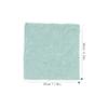 ABOOFAN Square Absorbent Coral Fleece Towels, Polyester, 8-Piece Set view 2
