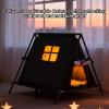 Insulated Waterproof Triangular Cat Shelter for Outdoor Use view 3