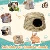 Handwoven, Breathable Rabbit House view 4