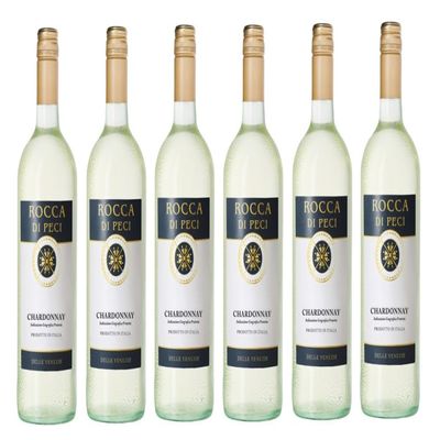 6 x 1.0 L - 2024 - Rocca di Peci - Chardonnay - delle Venezie I.G.P. - Veneto - Italy - White Wine
