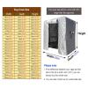 MIDUOLAI Waterproof Insulated Dog Crate Cover, Silver, 78 x 55 x 95 cm view 2