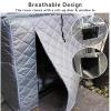 MIDUOLAI Waterproof Insulated Dog Crate Cover, Silver, 78 x 55 x 95 cm view 4