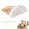 HUVZOR 150 Pack Dog Cotton Swabs view 1
