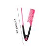 V-Shape Hair Smoothing Comb, Heat-Resistant Flat Iron Comb Attachment, 9.65 x 1.81 x 0.59 in view 2