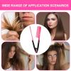 V-Shape Hair Smoothing Comb, Heat-Resistant Flat Iron Comb Attachment, 9.65 x 1.81 x 0.59 in view 4