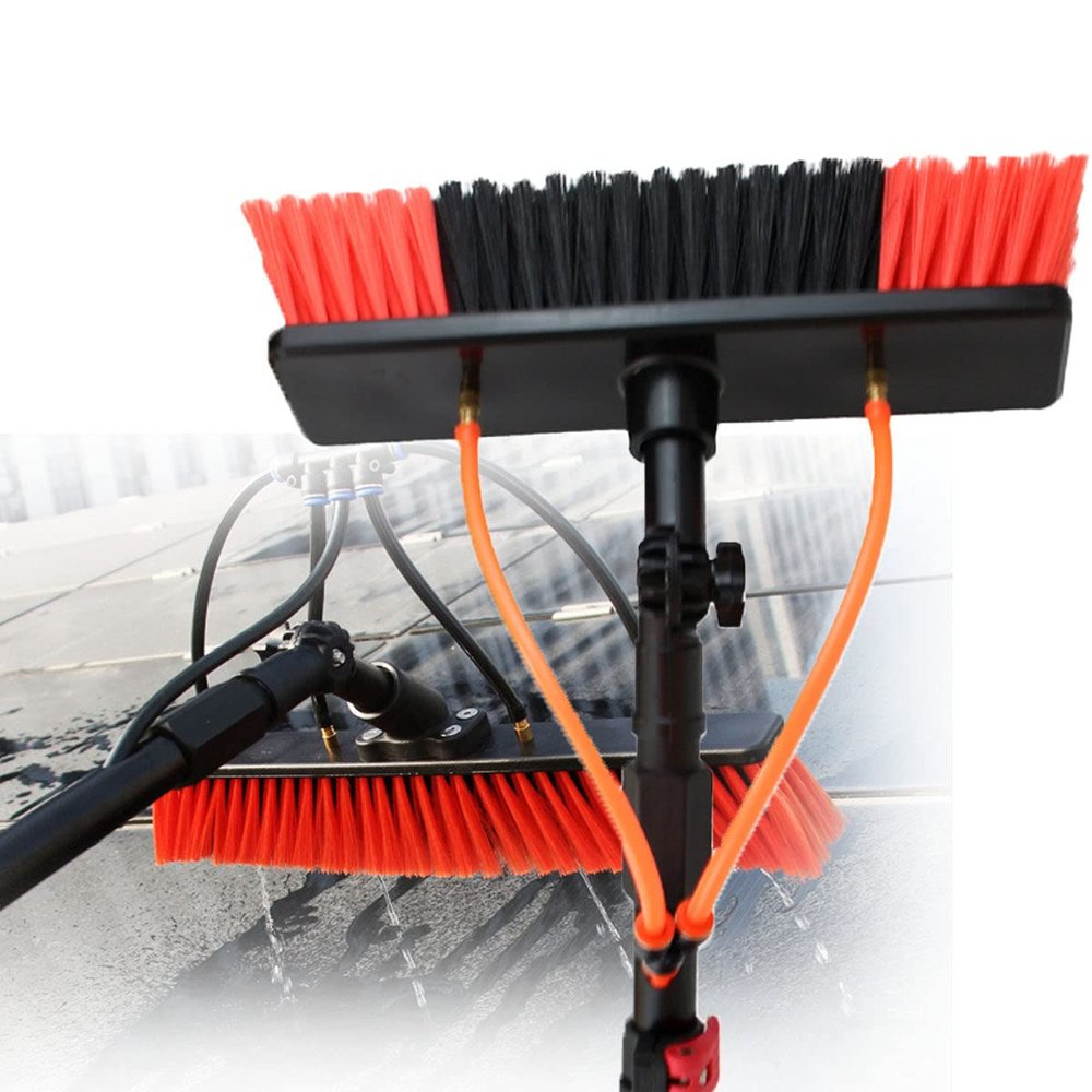 DJXLMN Telescopic Cleaning Brush with Water Feed