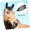 Gadpiparty Comfortable Horse Mask with Breathable Nose Net, Black view 4