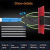 DJXLMN Glass Cleaning Brush with Telescopic Pole Kit for Solar Panels and Windows view 2