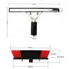 DJXLMN Telescopic Cleaning Brush with Rubber Strip for Solar Panels, Windows, and Glass Walls view 2