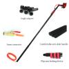DJXLMN Telescopic Cleaning Brush with Rubber Strip for Solar Panels, Windows, and Glass Walls view 4