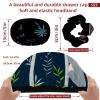 Eslifey Reusable Shower Caps with Hair Ties for Women, Waterproof, for Long Hair, Koalas on Trees, 2-Pack view 3