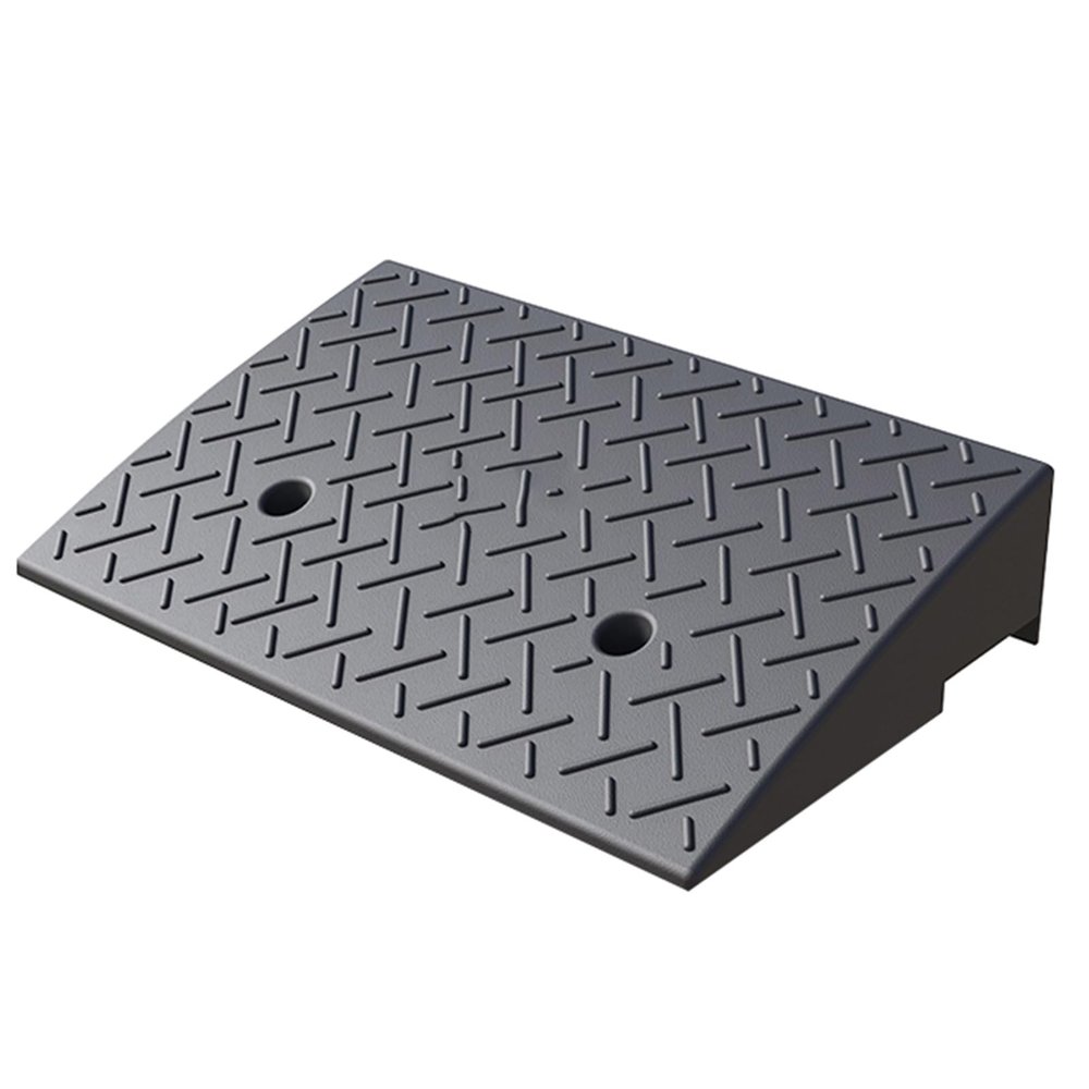 Non-Slip Rubber Ramp Mat for Outdoor Use, 50 × 32 × 14 cm