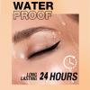 Waterproof Black Gel Eyeliner Pencil with Stamp, Quick-Drying, Long-Lasting (Silver) view 4