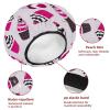 Eslifey 2-Pack Reusable Shower Caps with Hair Ties for Women, Waterproof Elastic Caps for Long Hair, Pirate Skull, Anchor and Star Patterns view 4