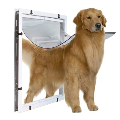 Dog Door with Extra-Large Opening for Golden Retrievers, Huskies, and Large Dogs