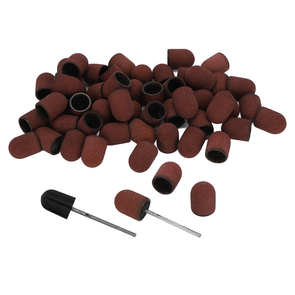 80-Grit Nail Drill Bits with 50 Sanding Bands