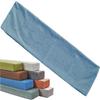 Linen Cover for Foam Mattress Gap Filler, Zippered, Washable, Light Blue, 100 x 5 x 20 cm view 1