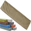 Foam Strip Protective Cover for Mattress Extension, Bed Gap Filler Cover, Linen Fabric, Zippered, Washable, Khaki, 200 x 5 x 10 cm view 1