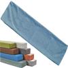 Linen Cover for Rectangular Bed Gap Filler, Light Blue, 200 x 10 x 15 cm view 1