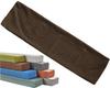 Foam Strip Cover for Mattress Extender and Bed Gap Filler, Linen, Zipper, Washable, Dark Coffee, 140 x 20 x 25 cm view 1