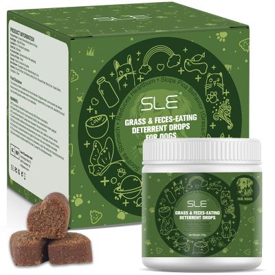 Grass- and Stool-Eating Drops for Dogs, 320 g/160 Pieces