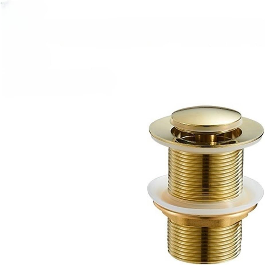 GKIRQVPE Pop-Up Sink Drain, Polished Gold (F)