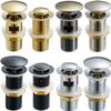 GKIRQVPE Pop-Up Sink Drain, Polished Gold (F) view 2