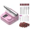 Electric Nail File, 35,000 RPM, Super Quiet, Rechargeable Nail Drill view 1