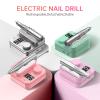 Electric Nail File, 35,000 RPM, Super Quiet, Rechargeable Nail Drill view 2